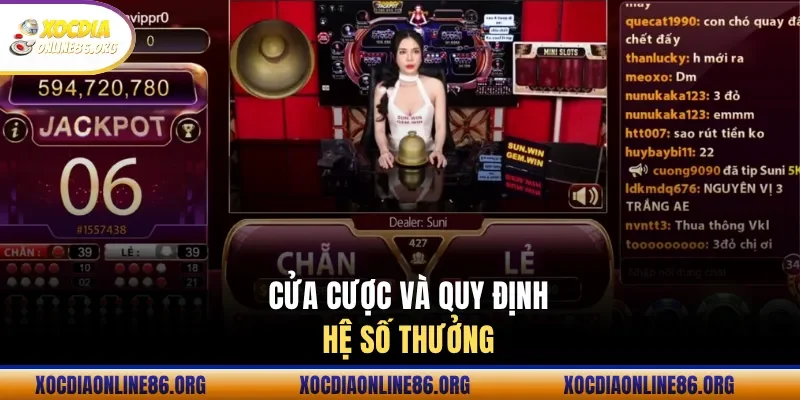 cua cuoc va quy dinh he so thuong Cửa cược và quy định hệ số thưởng