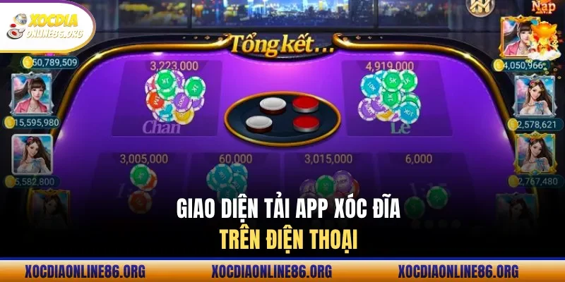 giao dien tai app xoc dia tren dien thoai Giao diện tải app xóc đĩa trên điện thoại