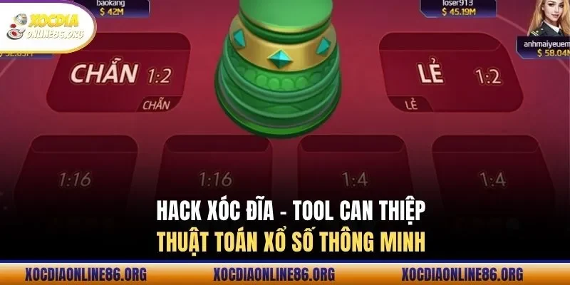 hack xoc dia tool can thiep thuat toan xo so thong minh Hack xóc đĩa - Tool can thiệp thuật toán xổ số thông minh