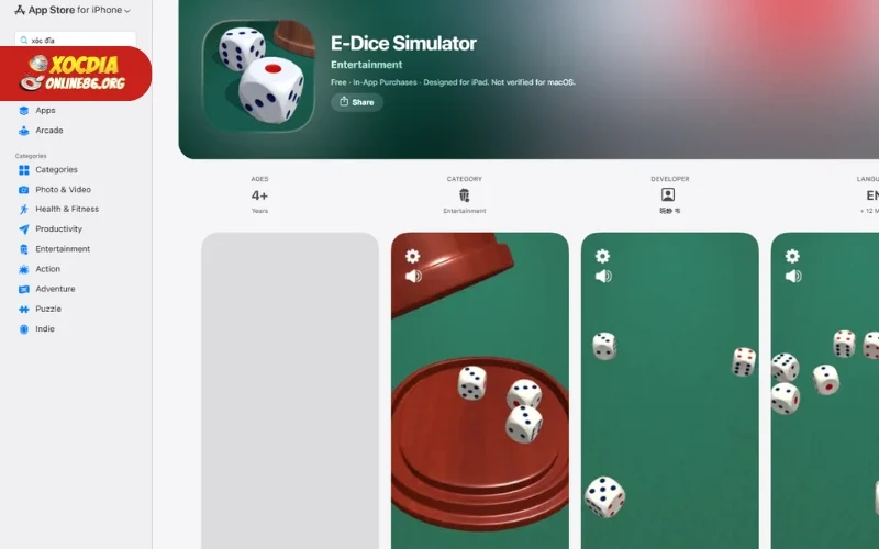 ung dung xoc dia 5 Ứng dụng Xóc đĩa trực tuyến rõ ràng, dễ thao tác trên Appstore