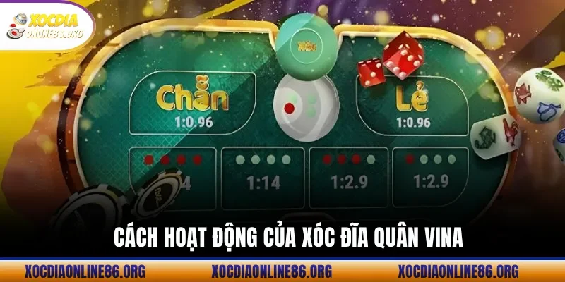 Cách hoạt động của xóc đĩa quân Vina