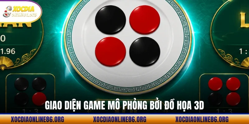 Giao diện game mô phỏng bởi đồ họa 3D