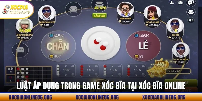 luat ap dung trong game xoc dia tai xoc dia online Luật áp dụng trong game Xóc Đĩa tại Xóc đĩa online
