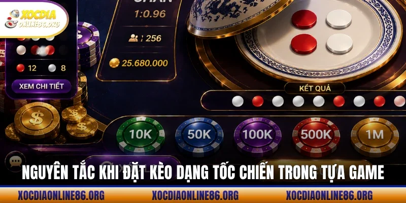 Nguyên tắc khi đặt kèo dạng tốc chiến trong tựa game