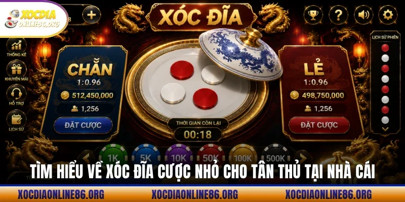 Tìm hiểu về xóc đĩa cược nhỏ cho tân thủ tại nhà cái